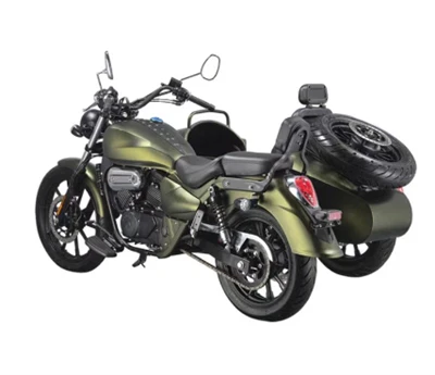 2-seters gass elektrisk motorsykkel